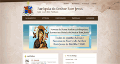 Desktop Screenshot of bomjesussjp.com.br