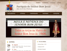 Tablet Screenshot of bomjesussjp.com.br